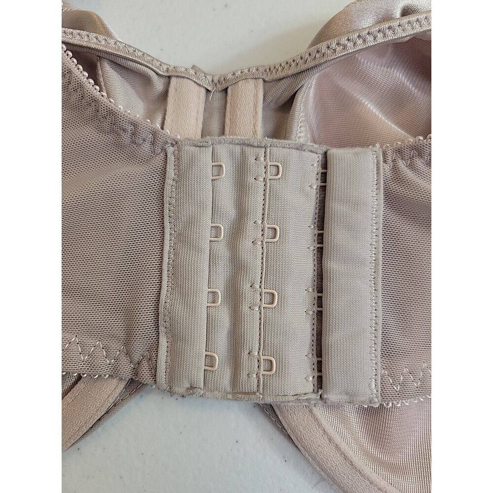 Bali Satin Tracings Tan Comfort Strap Underwire Minimizer Bra Size 42D - Picture 5 of 7